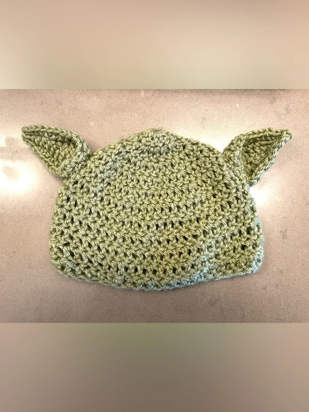 Yoda Knit Beanie - Yoda Costume Accessory